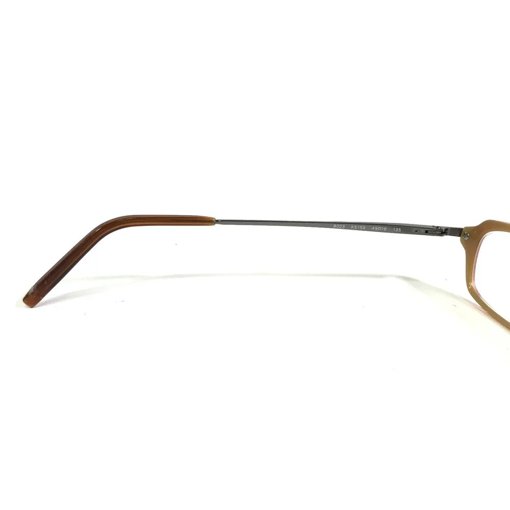 Anne Klein 8023 K5159 Eyeglasses Frames Brown Grey Rectangular 49-16-135
